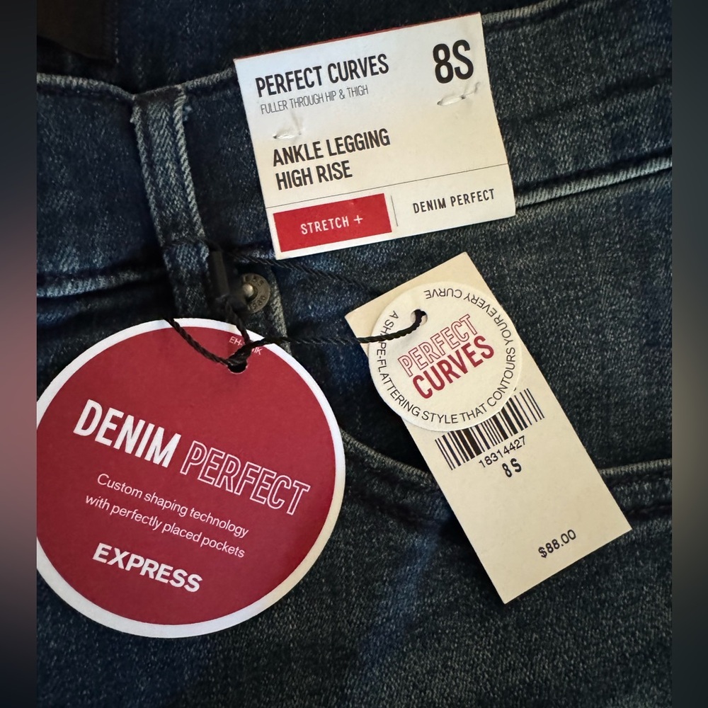 Express perfect curves ankle jeggings
